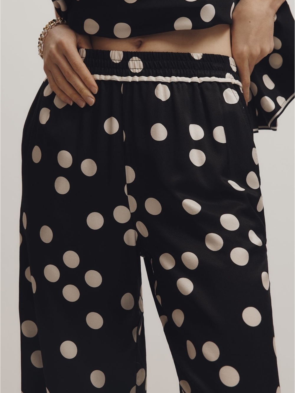 Brooklin Printed Wide-Leg Pants by Maeve NWT - Picture 4 of 6